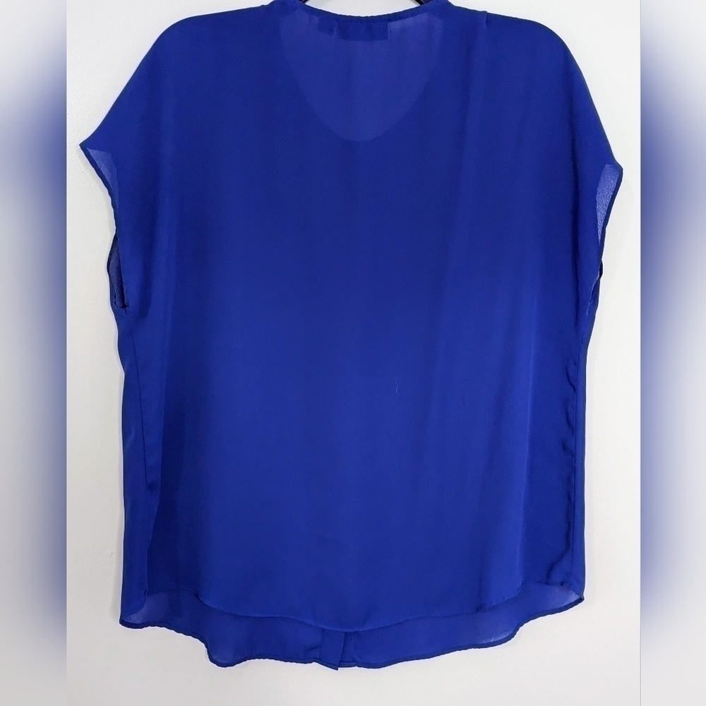 Apt 9 Cobalt Bue Blouse - Picture 3 of 6
